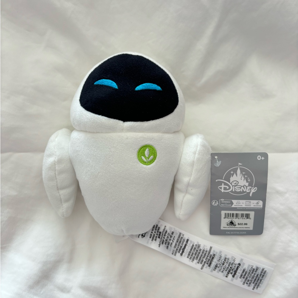 Disney Pixar Wall-E 6" Eve Plush stuffed toy